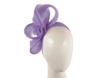 Hats From Oz Lilac crinoline bow fascinator by Fillies Collection