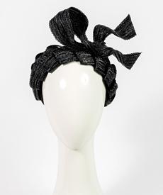 Louise Macdonald Millinery Black Loveday Bandeau